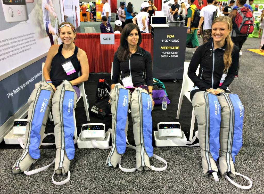 compression and massage therapy pants IDEA World Fitness Convention 1024x755