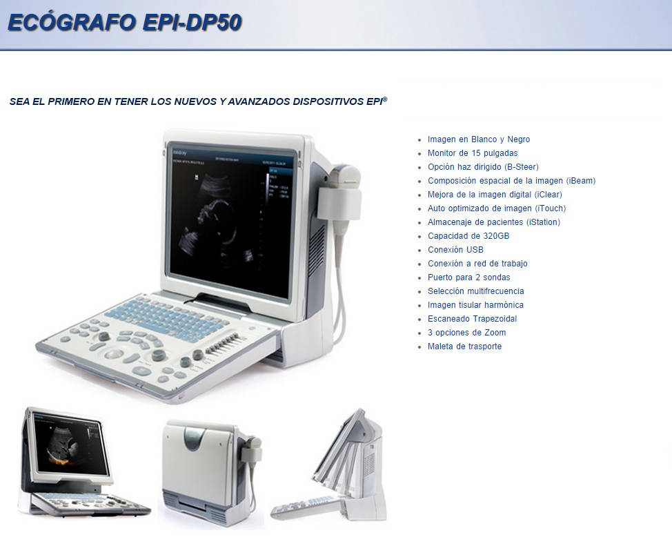 ECÓGRAFO EPI DP50
